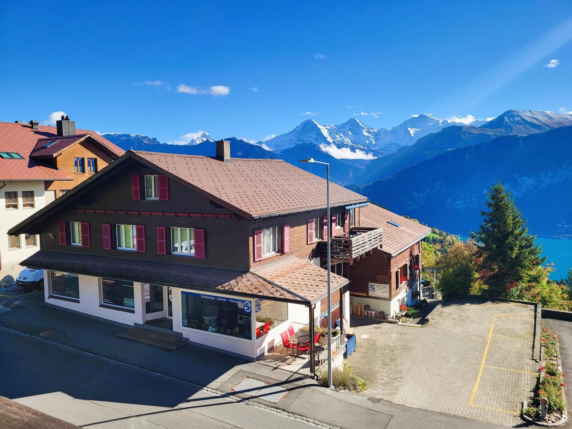 Chalet Lilo 4 Zimmer Big View Beatenberg Exteriör bild
